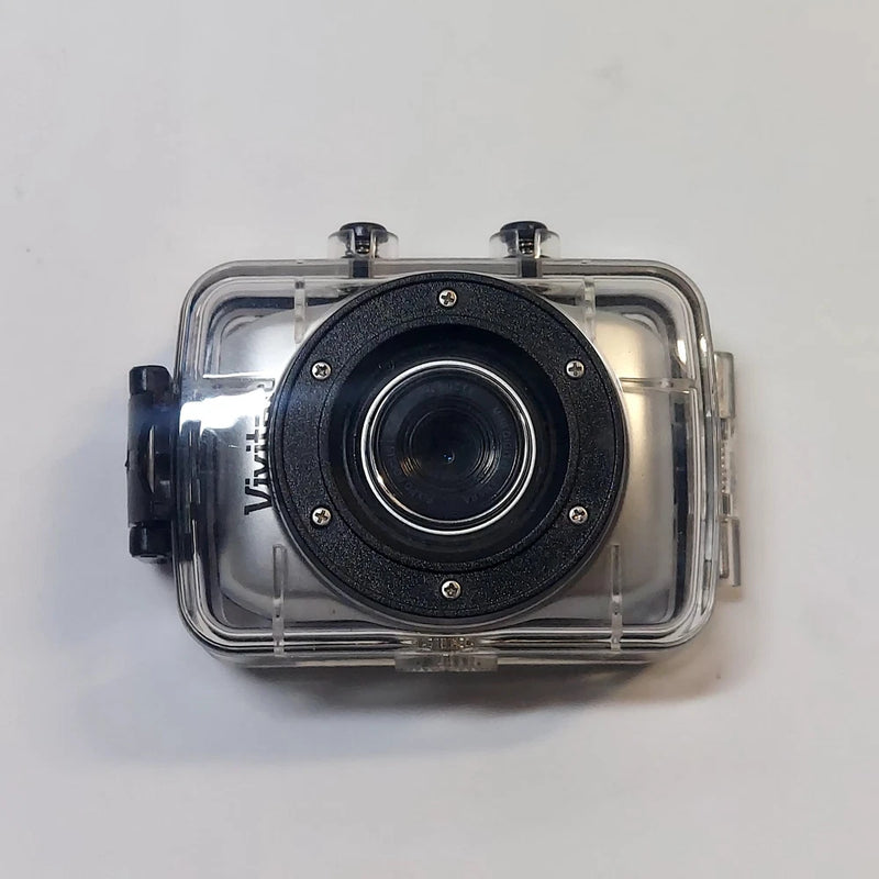 Vivitar DVR 781HD Mini Digital Camera with Waterproof Case - Silver/Black