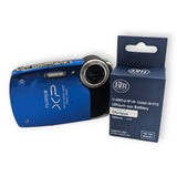 FUJIFILM FINEPIX XP20 BLUE DIGITAL CAMERA PARTS REPAIR POWERS ON
