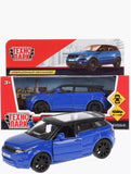 Range Rover EVOQUE, Metal Model Diecast Car Scale, Collectible Toy Cars, blue