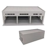 Outland Models Miniatures 3-Stall Large Garage for Trucks / Cars 1:150