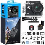 4K30FPS Waterproof Action Camera with Remote Control