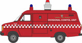 Oxford Diecast 76FT2003 OO Gauge Ford Transit MK2 London Fire Brigade DCU