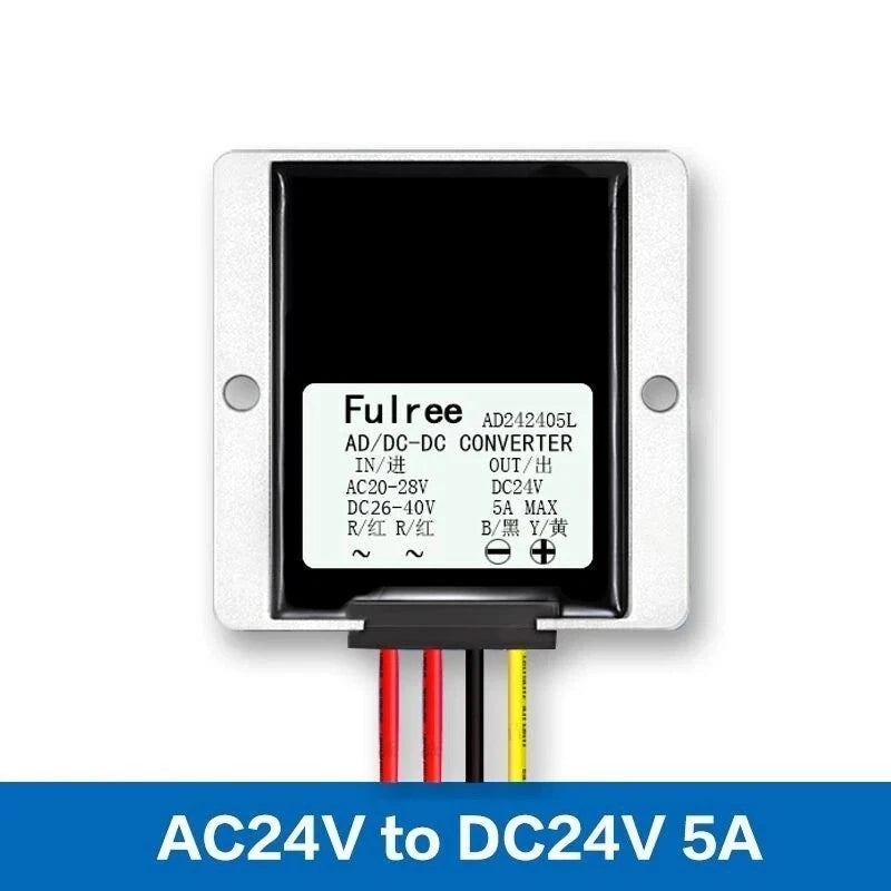 24VAC to 24VDC 5A 6A Step Down Power Converter Voltage Regulator 24VDC Supply