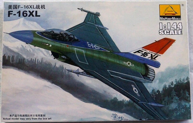 10*1/144 Plastic Model Kits US F-16XL fighter Assembled Aircraft 80423 AGES 14+