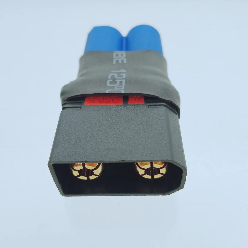 QS8 Anti-Spark Male to EC8 Male No Wires Charger Adapter Connector for RC Lipo