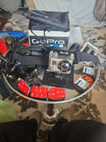 GoPro Hero Batteries, Camera Case Accessories, Harness, Cords, Manuel Etc.