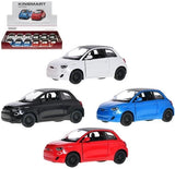 5" Kinsmart Fiat 500e 1:28 Diecast Model Car Toy  *Choose Color*