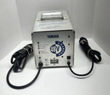 Yamaha 48V golf cart battery charger with power cables, front panel and connectors