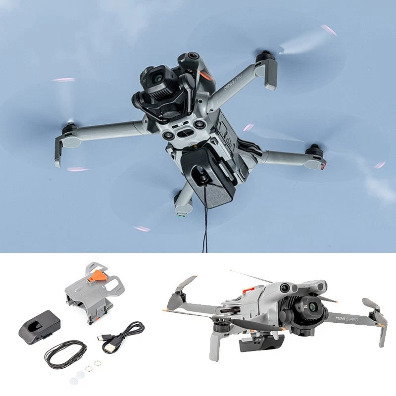Air Dropper For DJI Mini 5 Pro Drone Thrower Device System Load Accessories EUK