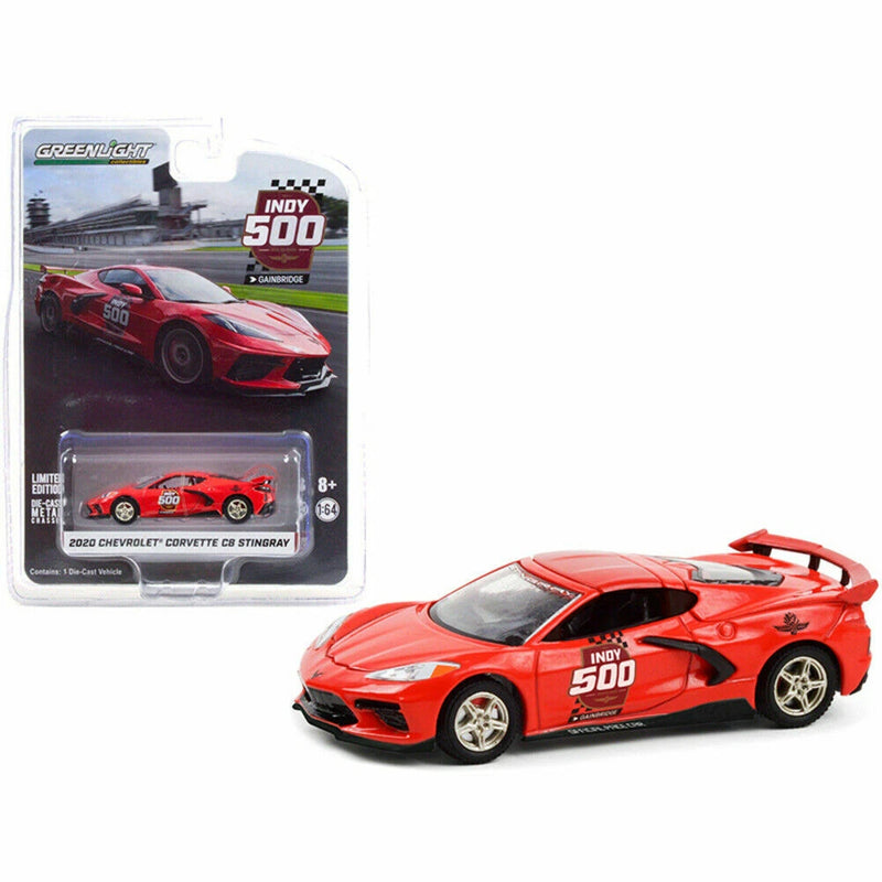 GREENLIGHT 1:64 2020 CHEVROLET CORVETTE C8 104TH INDY 500 PACE CAR 30227-5B1