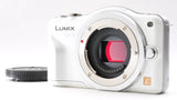 Panasonic LUMIX DMC-GF3 Digital Camera White Body Only Near Mint From Japan 0238