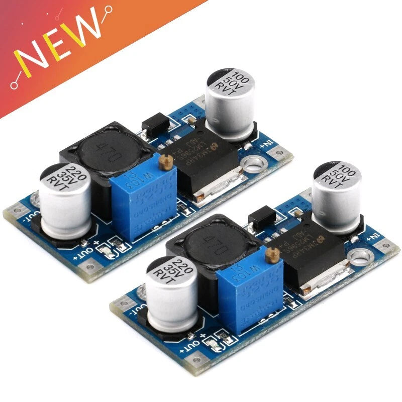 2pcs DC-DC Adjustable Buck Step Down Converter Power Module Voltage Regulator
