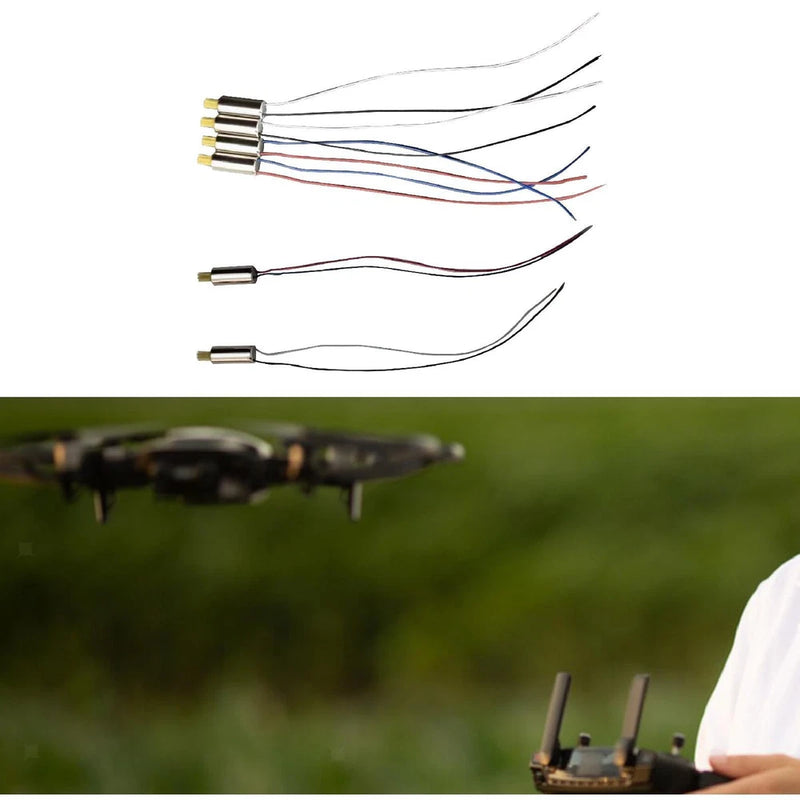 RC drone motor connector and wire harness with 4-pin plug and exposed leads