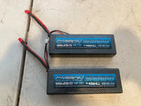 Lot of 2 Team Orion Carbon 5000 45C LiPo Battery 7.4V Multi-Electron Atoms