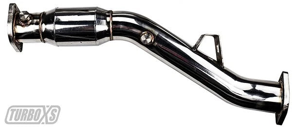 Turbo XS WS08-CP-V2 High Flow Catalytic Converter For 08+ WRX/STI 05-08 Legacy Converter