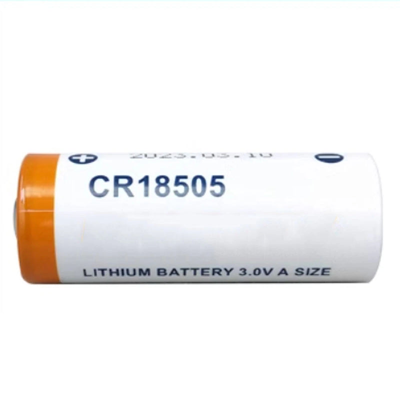CR18505 3V lithium battery, cylindrical cell with orange ends