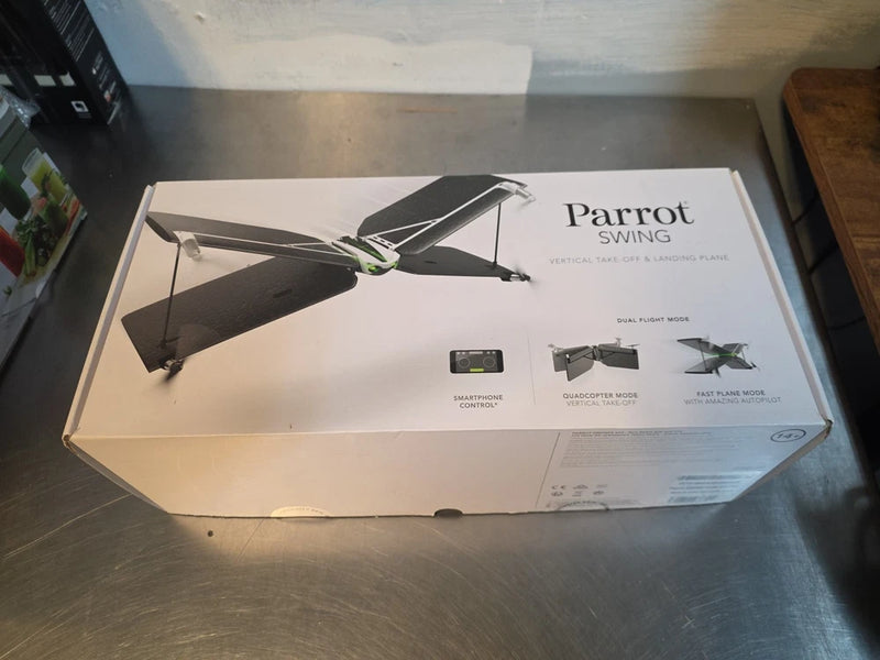 Parrot Swing drone quadcopter in retail box