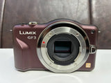 Lumix DMC-GF3 with two lenses,