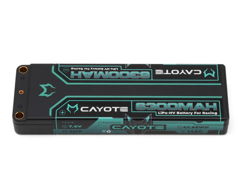 Cayote 2S 145C LCG Stick LiHV Battery (7.6V/6300mAh) [CYE632S145] Battery
