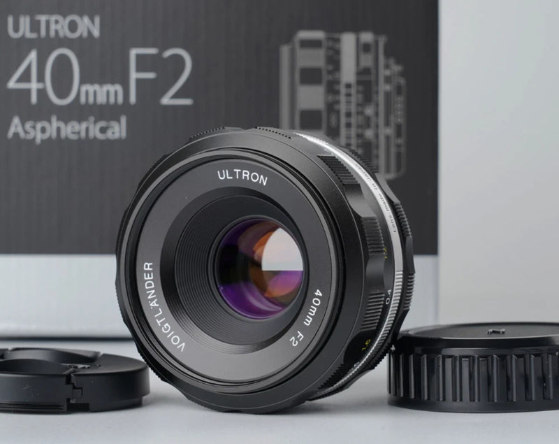 [Near Mint+++] Voigtlander ULTRON 40mm f2 SLIIS Lens MF Nikon F Mount #111A