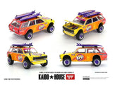 MINI GT KAIDO HOUSE DATSUN 510 WAGON 4x4 KAIDO ISLANDS V1 1/64 ORANGE KHMG210