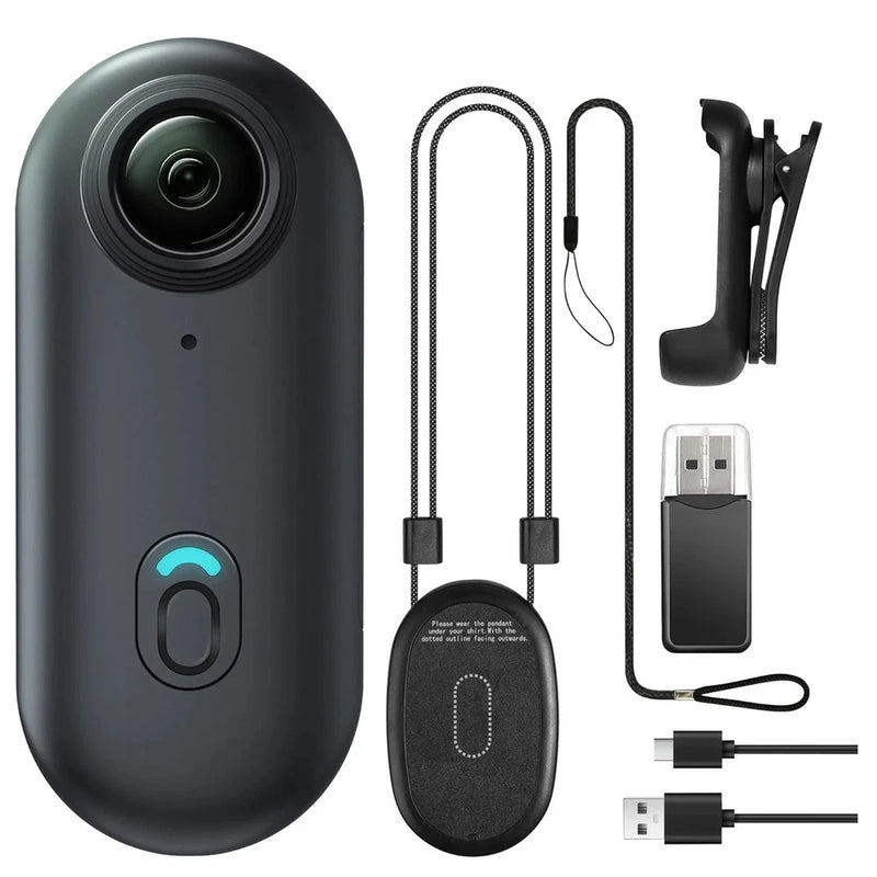 (No card) Mini Body Camera Wearable Action Body Cam Thumb Size Hands Free Rec