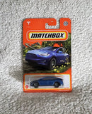 2022 Matchbox Tesla Model X #53 Metallic Blue HTF