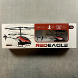 WEBRC Red Eagle 2-channel infrared remote control helicopter, red and black, boxed