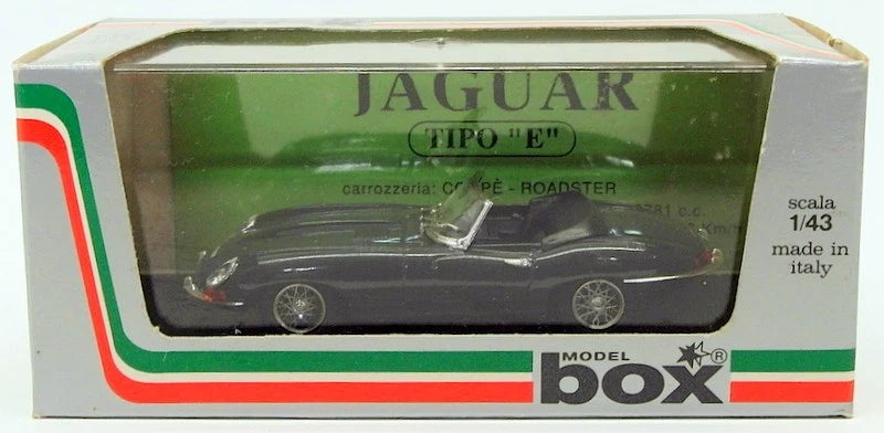 Box Model 1/43 Scale Diecast Model Car 8461 - Jaguar E-Type - Green