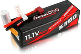 3S Lipo Battery 11.1V 60C 5300mAh Lipo Battery HardCase with Deans Plug for RC