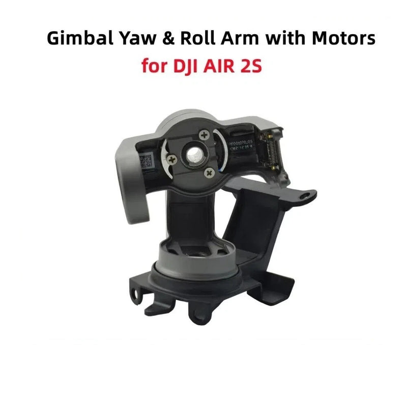 Black gimbal yaw and roll motor assembly with bracket for DJI Air 2S