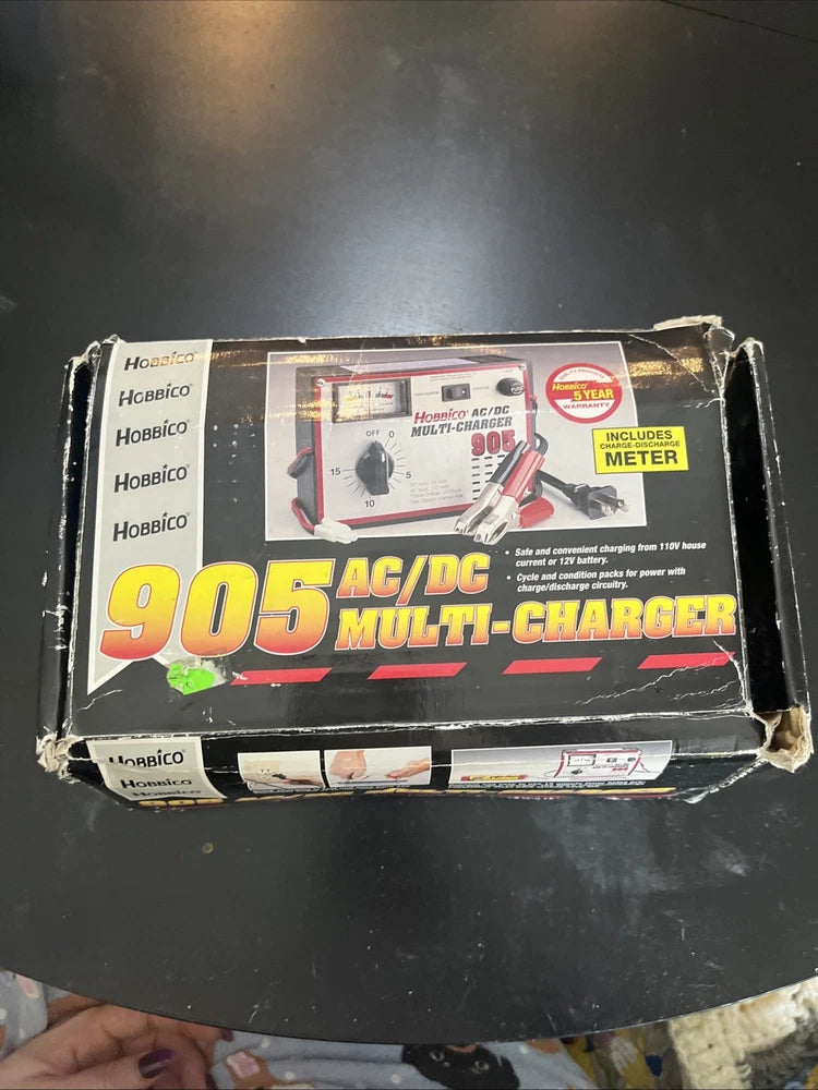 Hobbico AC/DC Multi Charger 905 Vtg NOS New HCAP0150 Peak Detection Battery