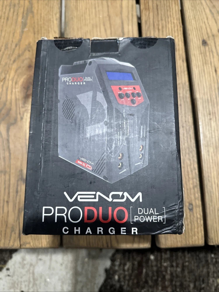 Venom Pro Duo 80W X2 Dual LiPo RC Battery Balance Charger Traxxas Arrma Losi Battery