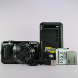 Fujifilm Digital Camera FinePix T200 14.0MP Black Tested Full Working Set
