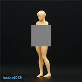 1/43 Naked Girl Lady Scene Props Miniatures Figures Model For Cars Vehicles Toys