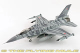 1:72 F-16C Fighting Falcon model fighter jet with gray camouflage and Polish markings