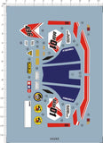 Mini 4wd Super Emperor Dash 01 Racing Sports Car Model Kit Water Decal