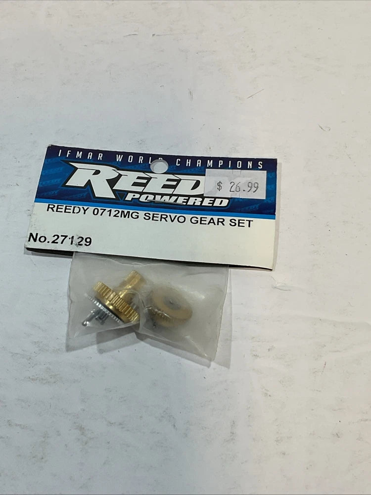 NEW REEDY POWERED 0712MG SERVO GEAR SET No. 27129 FOR R/C MODEL CAR