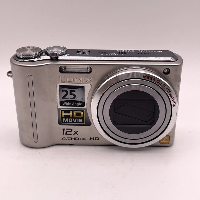 Panasonic Lumix DMC-ZS3 10.1MP Digital Camera ¨C Silver ¨C Damaged Screen