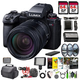 Panasonic LUMIX S5II Mirrorless Camera With S 28-200mm F4-7.1 Macro Lens Bundle