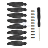 8pcs Low-Noise Propellers Carbon Fiber Blade Props Kit Set For DJI Mini 4K Drone
