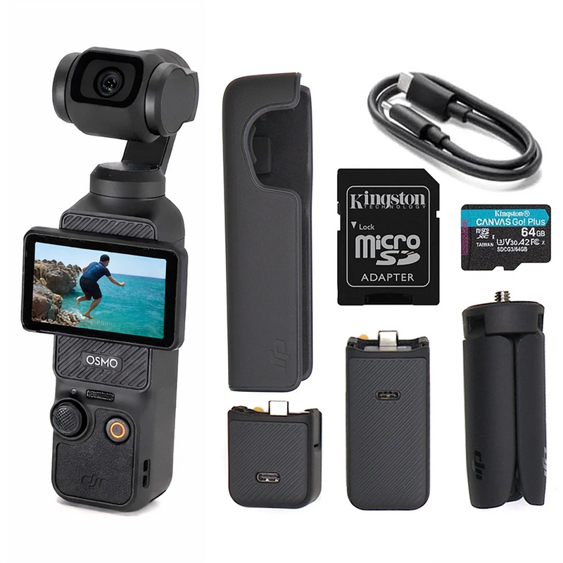 DJI Osmo Pocket 3 Capture More Combo ?C 4K/120fps Vlogging Camera