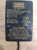 Power Wheels battery adapter charger, dark label with 12V and model C-12150