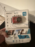 Vivitar Full HD Action Camera Red 12MP 1080p HD DVR786HD Waterproof w/ Mounts