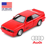 1980-1985 AUDI QUATTRO B2 (85) 2-DOOR COUPE ~1/36 NEW CAR DIECAST MODEL HTF GIFT