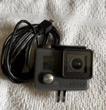 GoPro Hero HWBL1 CHDHA-301 Action Camera With Charger Cable & Waterproof Case