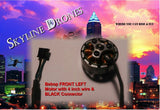 Parrot Bebop front-left motor with 4-inch cable and black connector