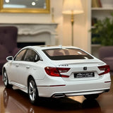 1:24 Honda Accord Diecast Car Alloy Model- Sound Light Pull-Back Collectible Toy
