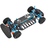 1/10RC Car Aluminium Alloy Carbon Touring Car Frame Kit for Tamiya TT-01 Chassis