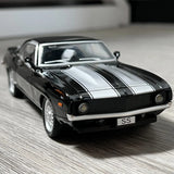 1:32 Chevrolet Camaro SS 1969 Diecast Model Car w/ Sound Light Pull-Back Toy